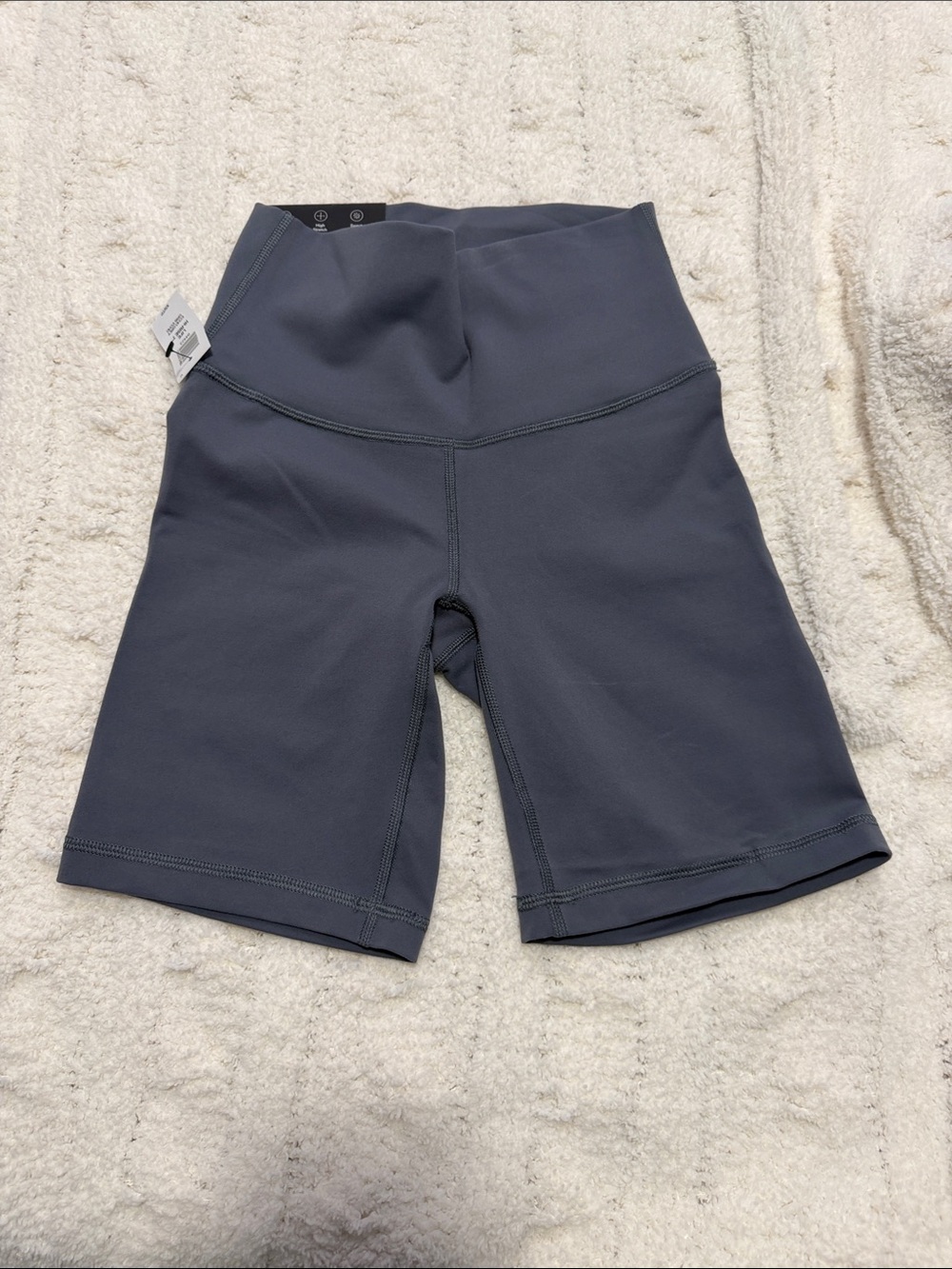 TNA High-Waist Bike Shorts - Charcoal
